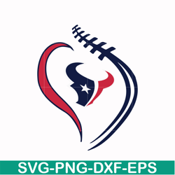 Houton texans heart svg, Texans svg, Nfl svg, png, dxf, eps digital file NFL1010204L
