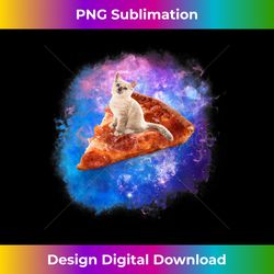 Galaxy Cat Riding A Pizza - Crafted Sublimation Digital Download - Challenge Creative Boundaries