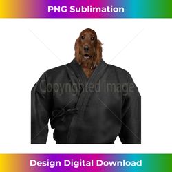 Irish Setter Dog Portrait Warrior Painting Lover - Sophisticated PNG Sublimation File - Spark Your Artistic Genius