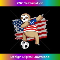 Dabbing Soccer Sloth United States Jersey USA Football - Edgy Sublimation Digital File - Immerse in Creativity with Every Design