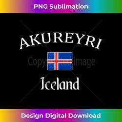 Akureyri Iceland - Sophisticated PNG Sublimation File - Elevate Your Style with Intricate Details