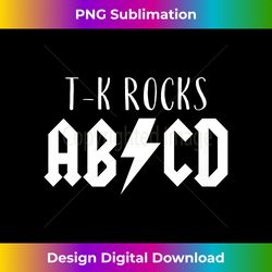 Kids TK Rocks Transitional Kindergarten ABCD Rock First Day of TK - Vibrant Sublimation Digital Download - Spark Your Artistic Genius