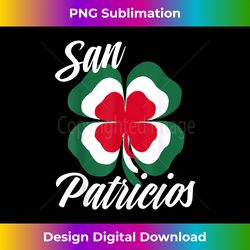 punky's  san patricios mexican colors st patrick's day tee - futuristic png sublimation file - reimagine your sublimation pieces