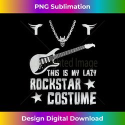 Funny Halloween Rockstar Costume For Metal Rock Music Lovers - Classic Sublimation PNG File - Immerse in Creativity with Every Design