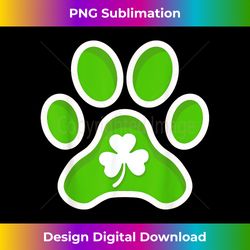 Shamrock Dog St. Patrick's Day - Classic Sublimation PNG File - Access the Spectrum of Sublimation Artistry