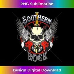 Womens Southern Rock Classic Rock & Roll USA South Music Bands V-Neck - Sophisticated PNG Sublimation File - Channel Your Creative Rebel
