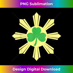 St. Patricks Day Shamrock Irish Ireland Filipino Flag - Chic Sublimation Digital Download - Ideal for Imaginative Endeavors
