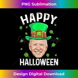 Happy Halloween Joe Biden Lucky Shamrock St Patrick's Day - Vibrant Sublimation Digital Download - Craft with Boldness and Assurance