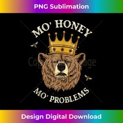 Mo Honey Mo Problems Rap King Hip Hop Legend Grizzly Bear Tank Top - Vibrant Sublimation Digital Download - Lively and Captivating Visuals