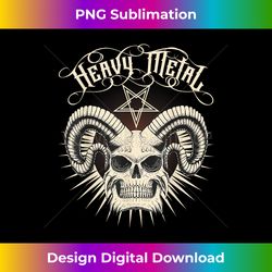 Heavy Metal Goat Head Gothic Goth - Chic Sublimation Digital Download - Craft with Boldness and Assurance