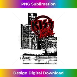 kiss - detroit rock city landscape tank top - vibrant sublimation digital download - access the spectrum of sublimation artistry