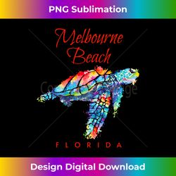 Melbourne Beach Florida Watercolor Sea Turtle Long Sleeve - Sophisticated PNG Sublimation File - Immerse in Creativity with Every Design