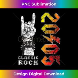 Vintage 2005 Classic Rock Legend Birthday Party Idea Tank Top - Sublimation-Optimized PNG File - Challenge Creative Boundaries
