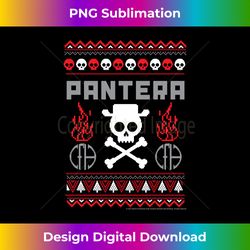 Pantera Christmas Rock Music Band Long Sleeve - Eco-Friendly Sublimation PNG Download - Craft with Boldness and Assurance