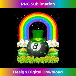 Billiards Lover Rainbow Leprechaun Billiards St Patricks Day - Vibrant Sublimation Digital Download - Spark Your Artistic Genius