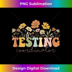 Groovy Testing Coordinator Rock the Test Teacher Test Day Tank Top - Classic Sublimation PNG File - Tailor-Made for Sublimation Craftsmanship