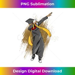 Dabbing In Graduation - Graduate Black American Senior High - Edgy Sublimation Digital File - Animate Your Creative Concepts