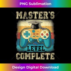 Master's Level Complete Gamer Class Of 2024 Graduation Tank Top - Timeless PNG Sublimation Download - Channel Your Creative Rebel