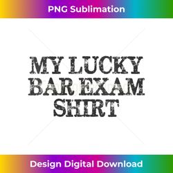 Womens Law Student Gifts - My Lucky Bar Exam Funny Law School V-Neck - Artisanal Sublimation PNG File - Crafted for Sublimation Excellence