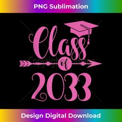 Class of 2033 Grow With Me Kindergarten School Graduate Gift - Luxe Sublimation PNG Download - Customize with Flair
