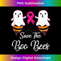 Save The Boo Bees tshirt Women Funny Breast Cancer Halloween Tank Top - Edgy Sublimation Digital File - Spark Your Artistic Genius
