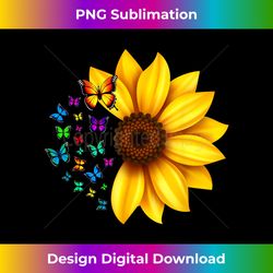 Sunflower Butterflies Design - Sophisticated PNG Sublimation File - Channel Your Creative Rebel