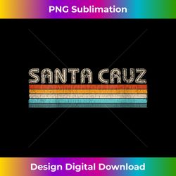 Womens Vintage Retro Santa Cruz California Souvenir Santa Cruz V-Neck - Sublimation-Optimized PNG File - Enhance Your Art with a Dash of Spice