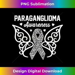 Paraganglioma Awareness Day Butterfly Pheochromocytoma Long Sleeve - Luxe Sublimation PNG Download - Rapidly Innovate Your Artistic Vision