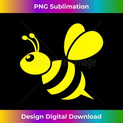 Yellow Honeybee - Urban Sublimation PNG Design - Ideal for Imaginative Endeavors