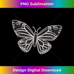 monarch butterfly tee womens men graphic print - chic sublimation digital download - pioneer new aesthetic frontiers