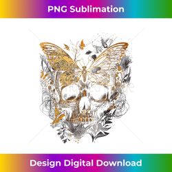 skull butterfly graphic tees men women boys girls - edgy sublimation digital file - immerse in creativity with every design