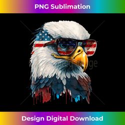 PATRIOTIC EAGLE 4th of July USA American Flag - Luxe Sublimation PNG Download - Crafted for Sublimation Excellence
