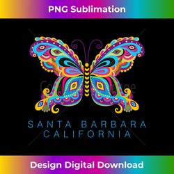 Santa Barbara California Souvenir Butterfly Graphic - Classic Sublimation PNG File - Spark Your Artistic Genius