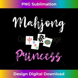 Mahjong Princess Mah Jongg Tiles Ma Jiang Chinese Game Set - Bespoke Sublimation Digital File - Infuse Everyday with a Celebratory Spirit