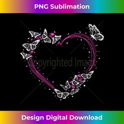 Heart Butterfly Love - Timeless PNG Sublimation Download - Challenge Creative Boundaries