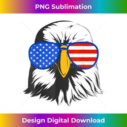 patriotic eagle sunglasses 4th July USA American Bald eagle - Crafted Sublimation Digital Download - Lively and Captivating Visuals
