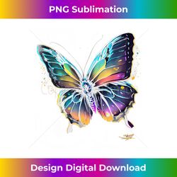 butterfly watercolour graphic tees men women boys girls - urban sublimation png design - ideal for imaginative endeavors