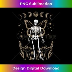 Skeleton Fairy Grunge Fairycore Aesthetic Butterfly Gothic - Minimalist Sublimation Digital File - Chic, Bold, and Uncompromising