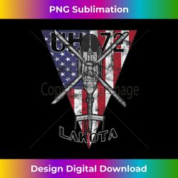 UH-72 Lakota Military Helicopter Patriotic Vintage 1 - Chic Sublimation Digital Download - Lively and Captivating Visuals