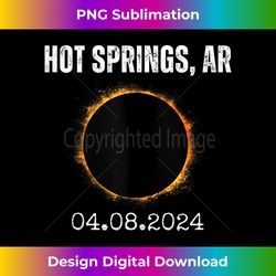 Hot Spings AR Solar Eclipse 2024 04.08.24 astronomy trip Tank Top - Sublimation-Optimized PNG File - Lively and Captivating Visuals