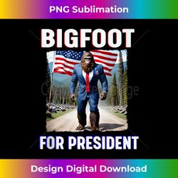 Bigfoot For President Sasquatch American Flag 2024 Tank Top - Crafted Sublimation Digital Download - Reimagine Your Sublimation Pieces