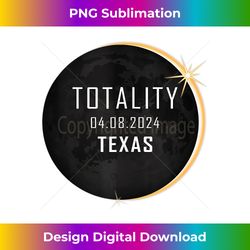 Total Solar Eclipse 2024 TEXAS America Spring Totality Tank Top 1 - Luxe Sublimation PNG Download - Ideal for Imaginative Endeavors