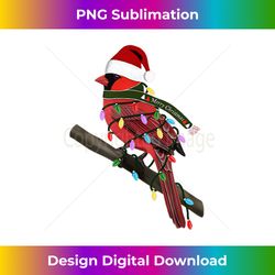 Cardinal Christmas Bird Santa Claus Biologist Animal - Timeless PNG Sublimation Download - Reimagine Your Sublimation Pieces