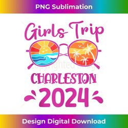 Charleston Girls Trip 2024 Bachelorette Vacation Matching Tank Top - Artisanal Sublimation PNG File - Lively and Captivating Visuals