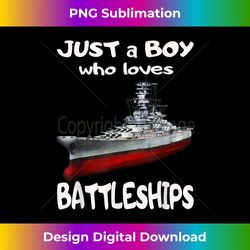 Boy Who Loves American USS Wisconsin BB-64 WW2 Battleship - Vibrant Sublimation Digital Download - Tailor-Made for Sublimation Craftsmanship