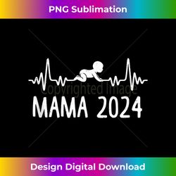 Mama 2024 Promoted to Mama 2024 First Time Mama Mother Tank Top - Sublimation-Optimized PNG File - Elevate Your Style with Intricate Details