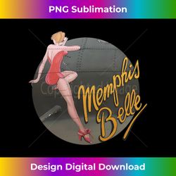 Pin up Girl WWII B-17 Flying Fortress Memphis Belle Long Sleeve - Deluxe PNG Sublimation Download - Infuse Everyday with a Celebratory Spirit