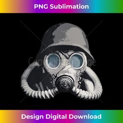 Chemical warfare Gas Mask - Sublimation-Optimized PNG File - Lively and Captivating Visuals