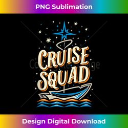 Cruise Squad My First Cruise 2024 Vacation Matching Family Tank Top - Futuristic PNG Sublimation File - Animate Your Creative Concepts