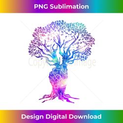 Tree of Peace Hand Sign Retro Tree of Life 60s 70s Vibe Tree 1 - Futuristic PNG Sublimation File - Tailor-Made for Sublimation Craftsmanship